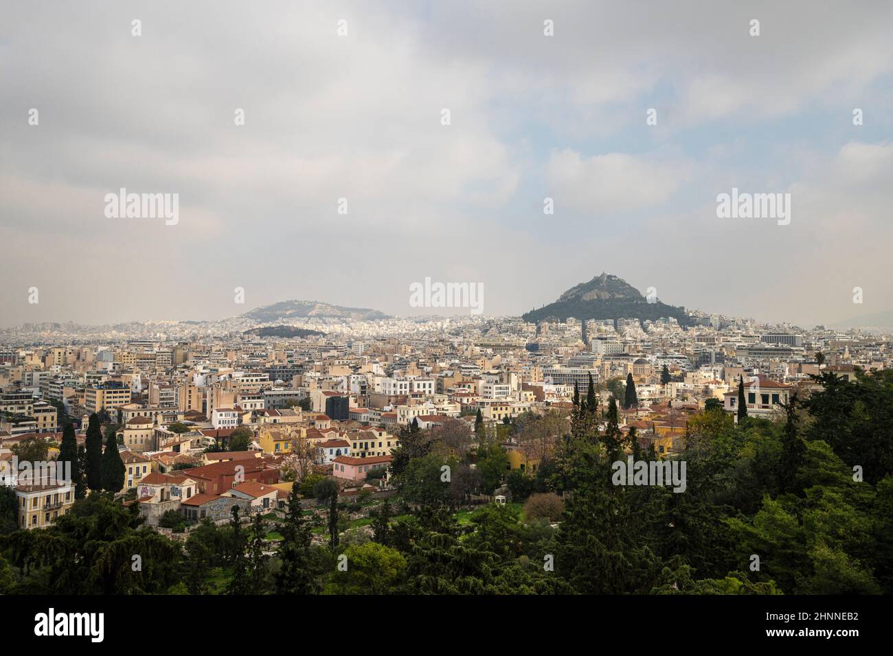 Colline de Lycabette à Athènes, Grèce Banque D'Images