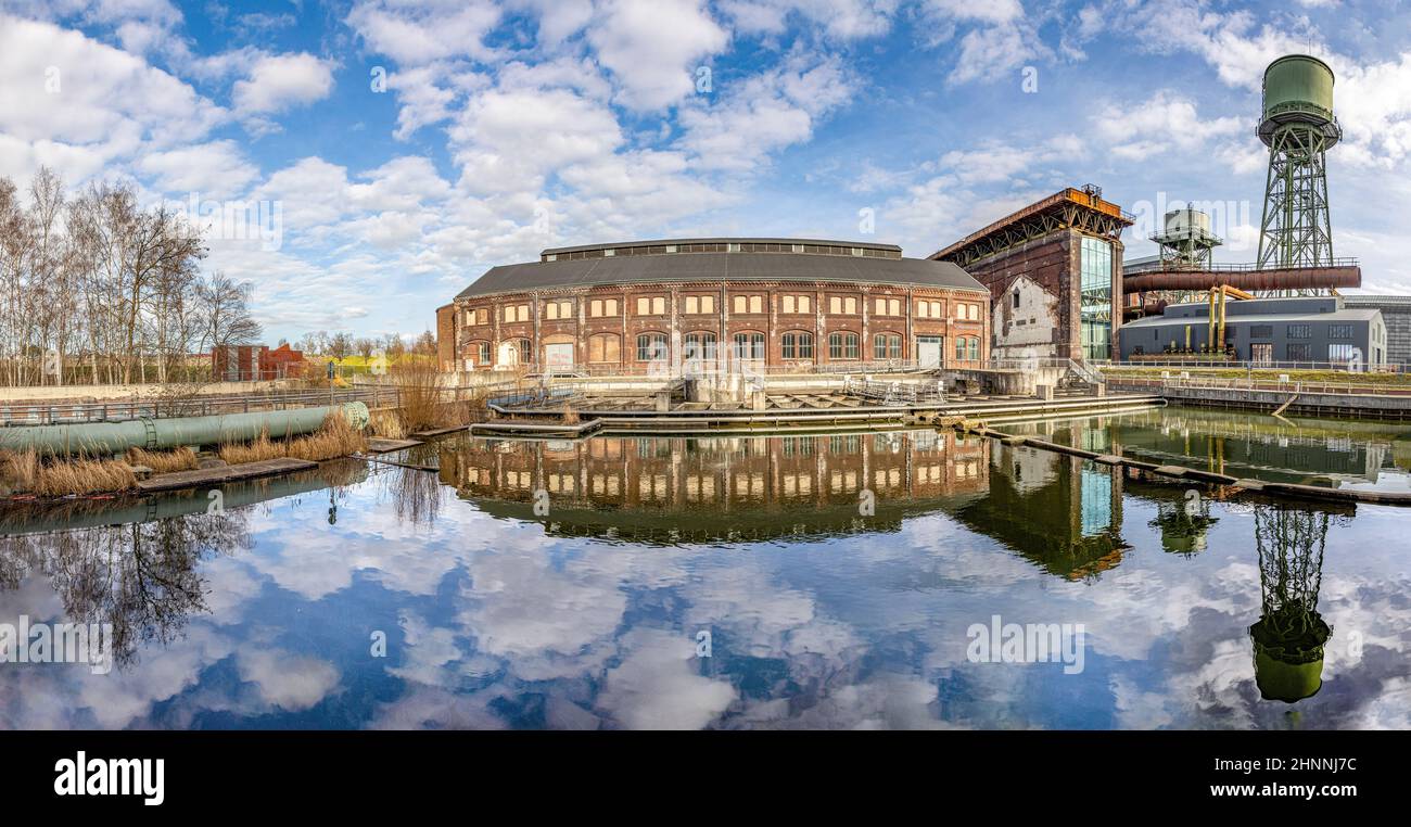 Bochum, Allemagne. Patrimoine industriel de la région de la Ruhr. Vue panoramique de l'ancienne centrale électrique. Banque D'Images