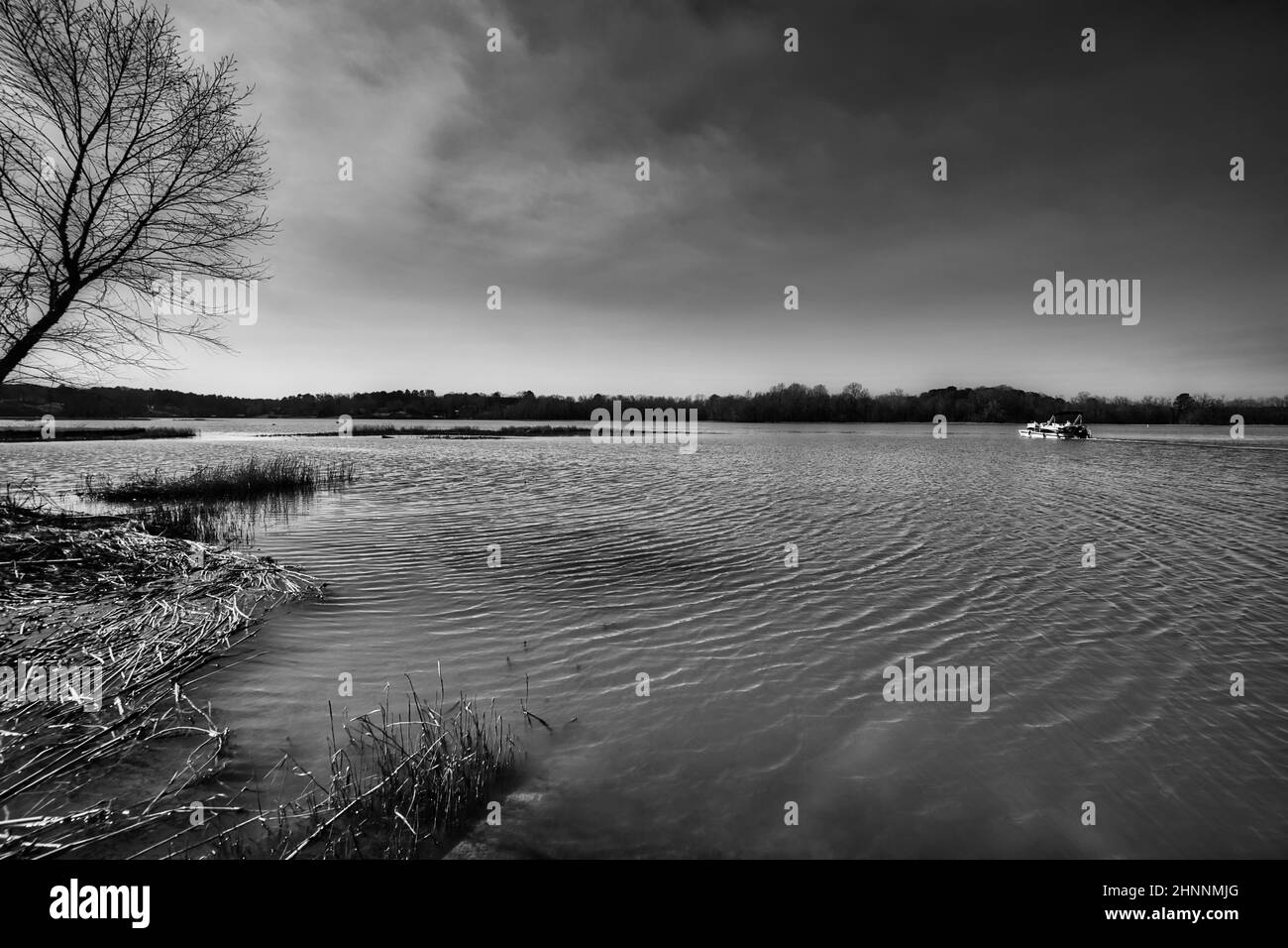 Carmel Bay sur le lac Tuscaloosa en Alabama. Banque D'Images