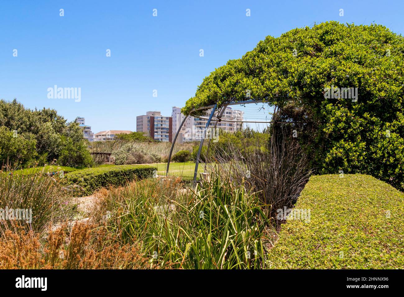 Bien entretenu Green point Park à Cape Town, Afrique du Sud. Banque D'Images