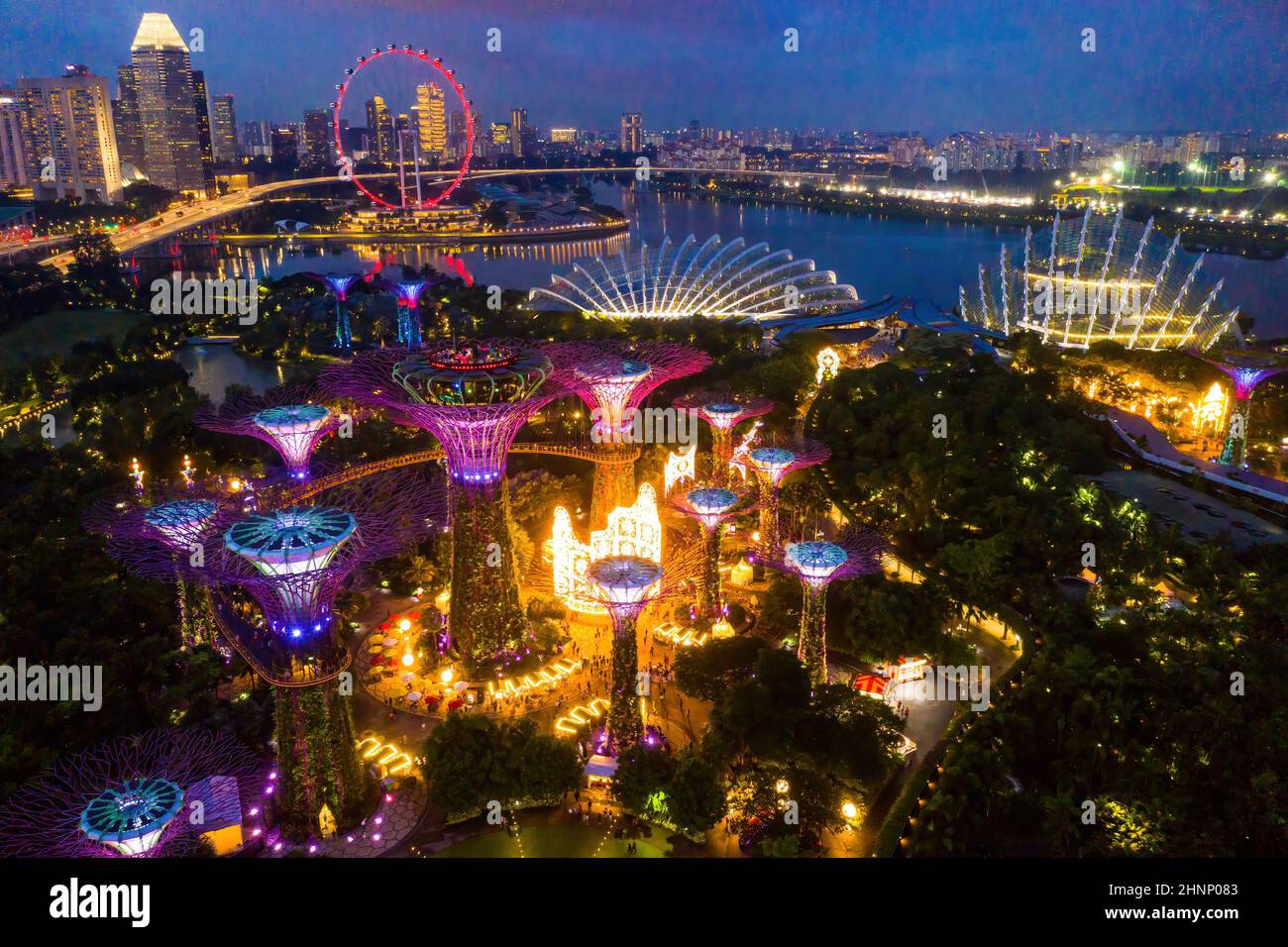 Gardens by the Bay, Singapour Banque D'Images