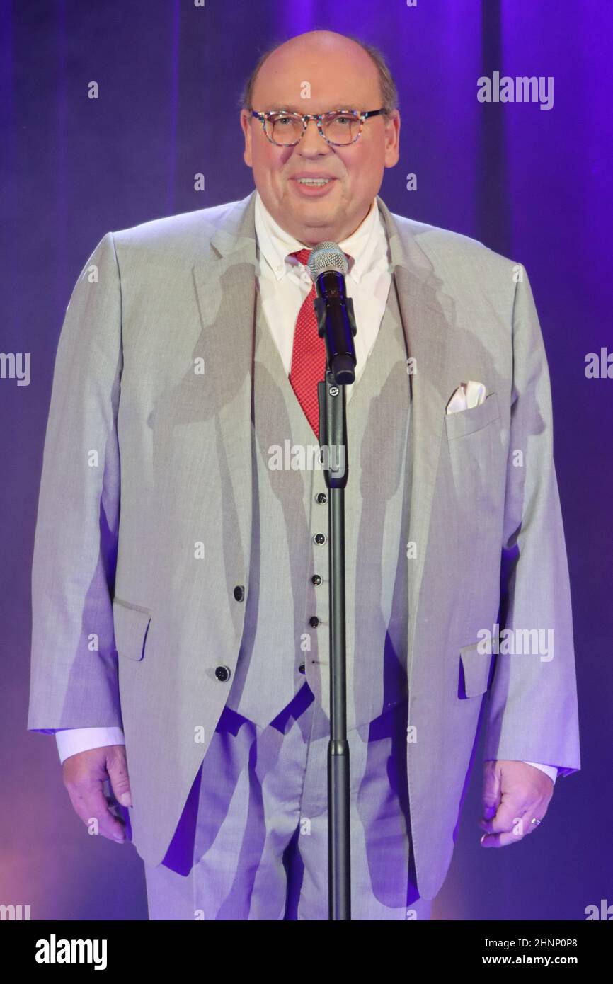 Kay Scheffel (ventriloquist), Variete au théâtre Hansa, saison 2021/2022, photo Rehearsal Hansa Theatre Hamburg, 22.11.2021 Banque D'Images