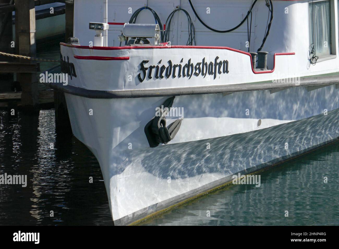 Bateau à moteur Friedrichshafen Banque D'Images