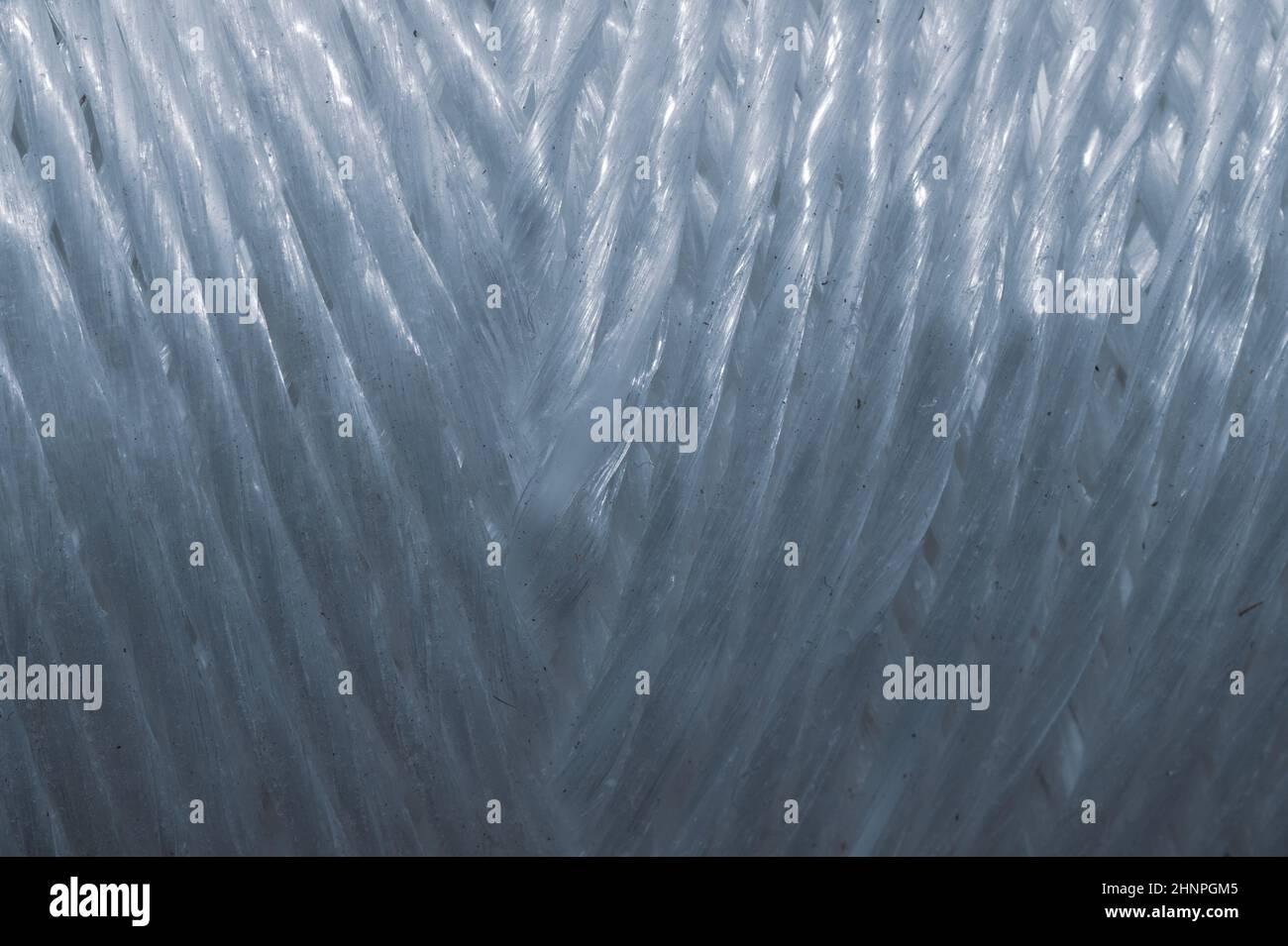 Texture de ficelle en plastique. Filet de fixation. Bobine de corde Banque D'Images