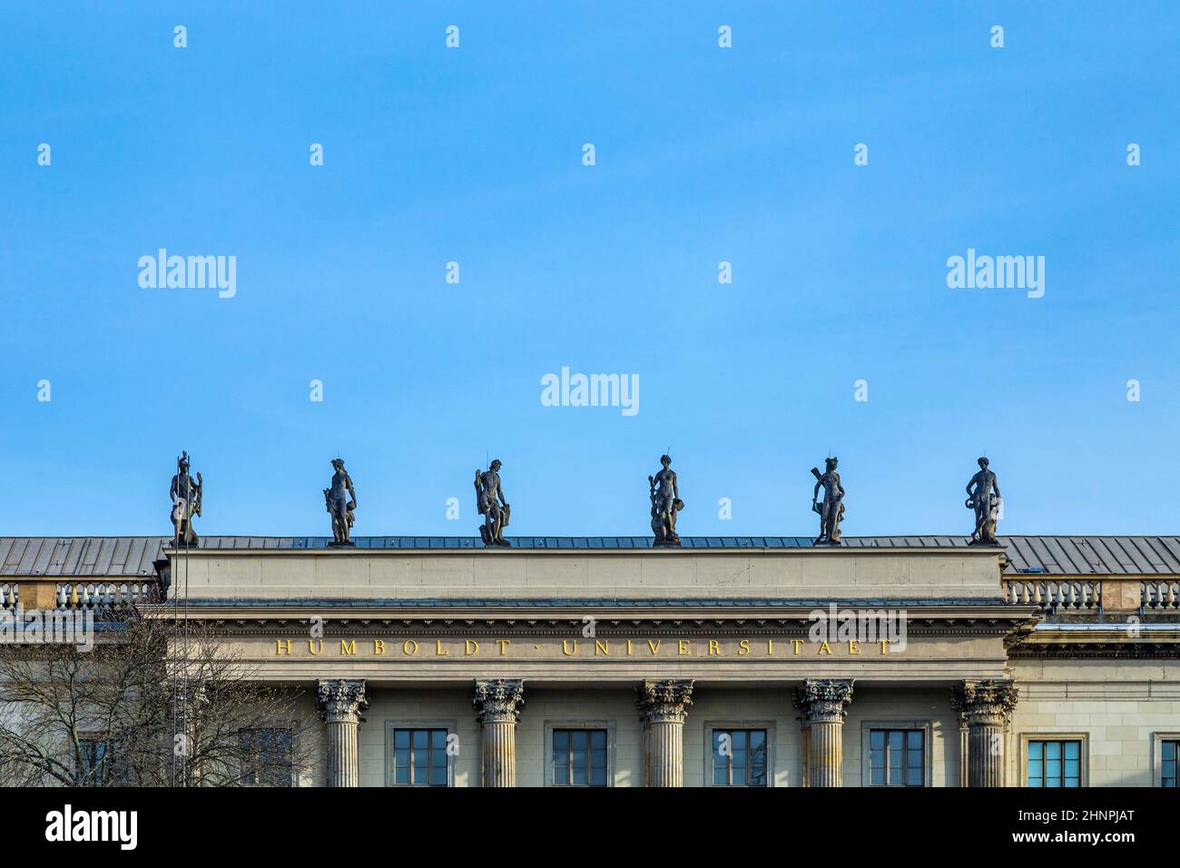 Belle université Humboldt à Berlin, Allemagne Banque D'Images