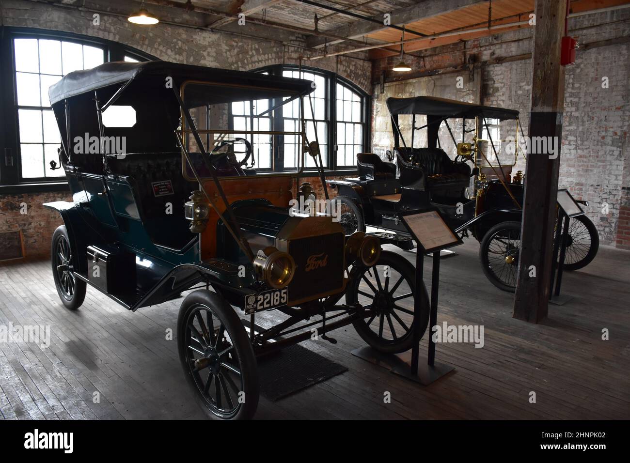 L'usine de 1904 Ford Piquette Avenue, située dans la zone Milwaukee Junction de Detroit, Michigan, a été la première usine Ford construite spécialement et est maintenant un musée. Banque D'Images