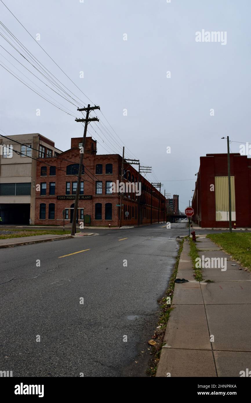 L'usine de 1904 Ford Piquette Avenue, située dans la zone Milwaukee Junction de Detroit, Michigan, a été la première usine Ford construite spécialement et est maintenant un musée. Banque D'Images