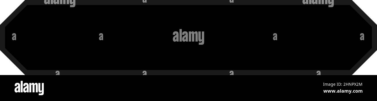 Enseigne, bannière, élément de forme de la plaque. Plaque rectangulaire, tableau vierge, espace vide pour votre message - illustration vectorielle stock, graphique clip-art Illustration de Vecteur