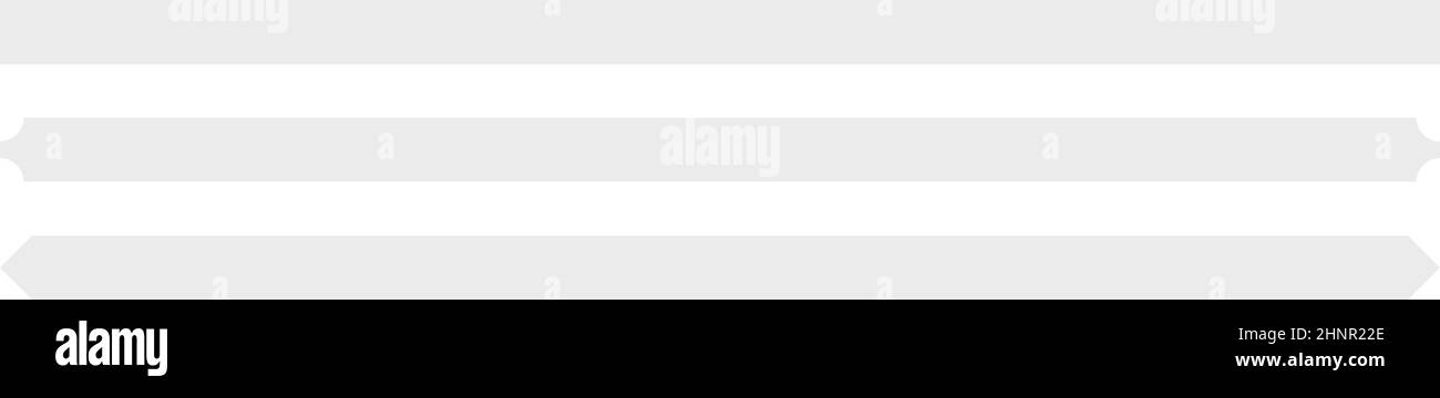 Enseigne, bannière, élément de forme de la plaque. Plaque rectangulaire, tableau vierge, espace vide pour votre message - illustration vectorielle stock, graphique clip-art Illustration de Vecteur