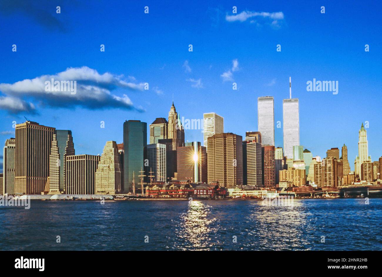 Lower mahattan et World Trade Center Banque D'Images