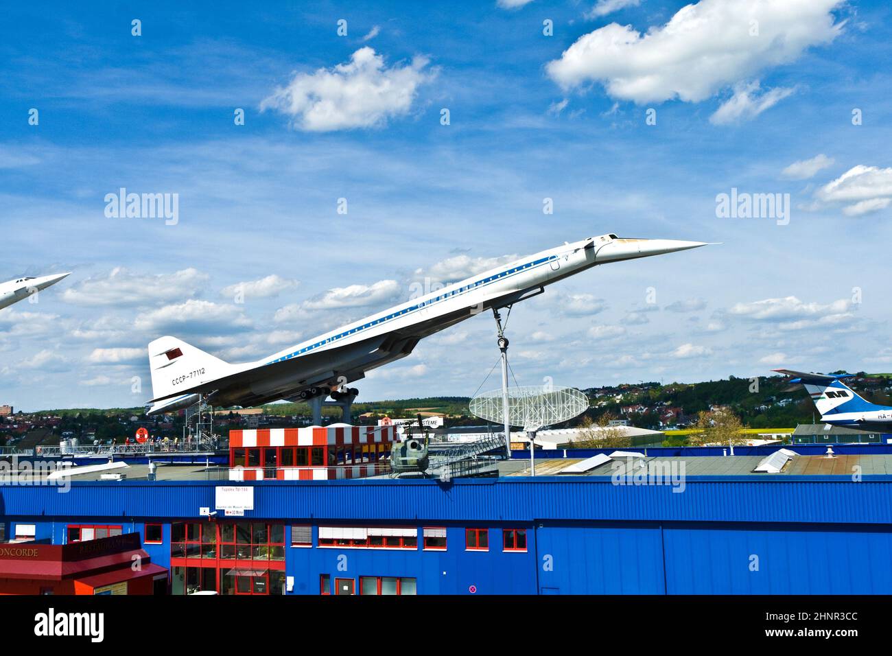Supersonic Aircraft Tupolev tu-144 dans le musée de Sinsheim Banque D'Images