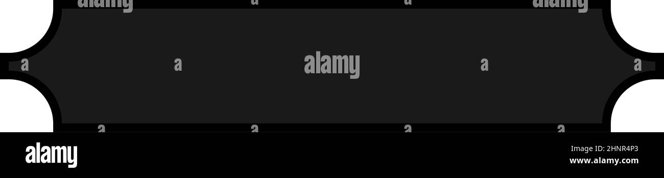 Enseigne, bannière, élément de forme de la plaque. Plaque rectangulaire, tableau vierge, espace vide pour votre message - illustration vectorielle stock, graphique clip-art Illustration de Vecteur