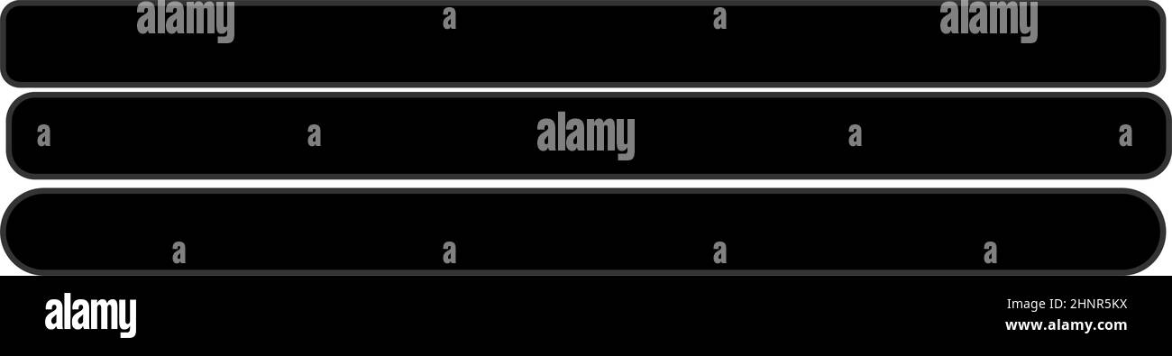 Enseigne, bannière, élément de forme de la plaque. Plaque rectangulaire, tableau vierge, espace vide pour votre message - illustration vectorielle stock, graphique clip-art Illustration de Vecteur