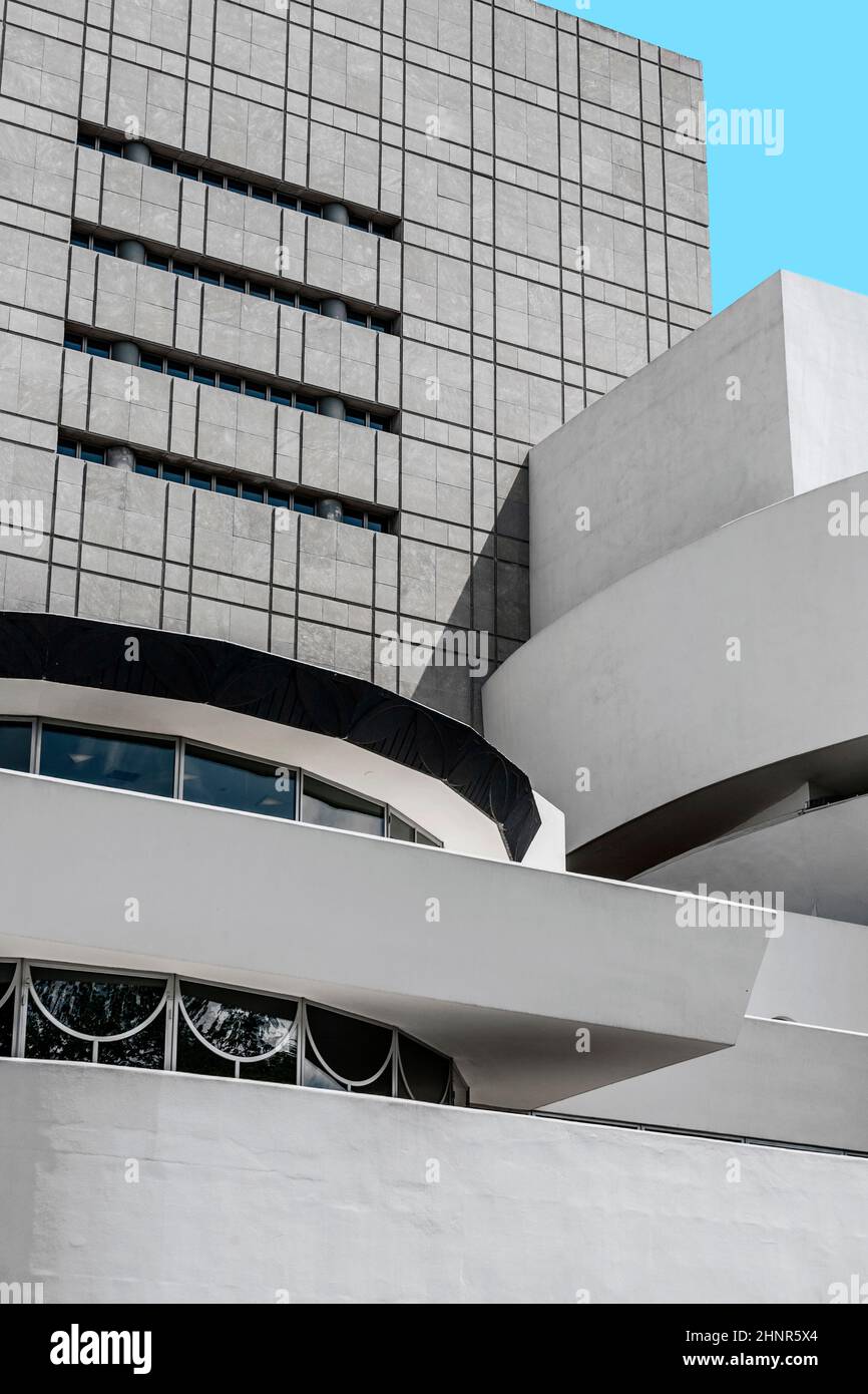 Façade du musée Guggenheim Banque D'Images