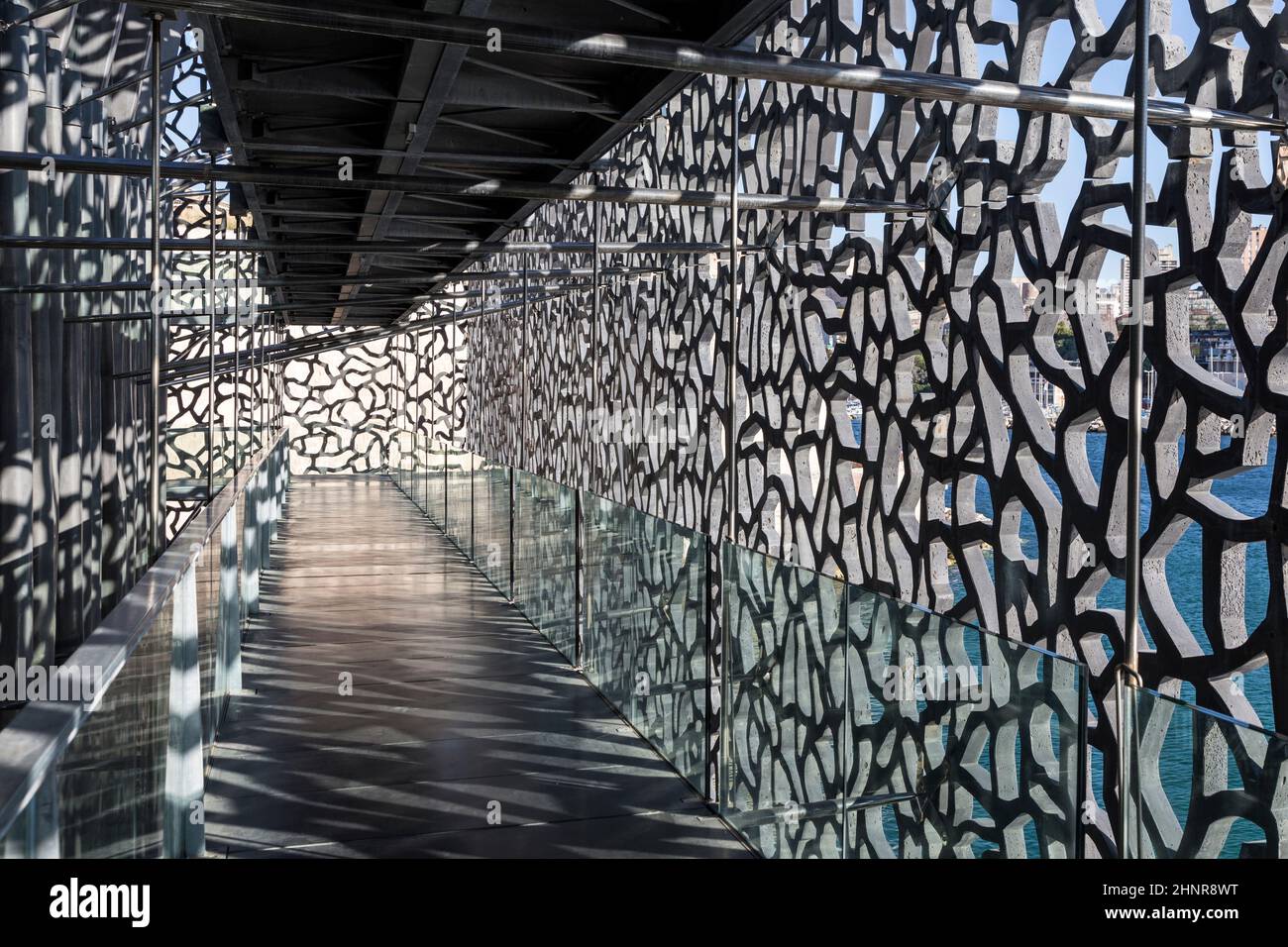 Le bâtiment moderne du Musée des civilisations européennes et méditerranéennes Banque D'Images