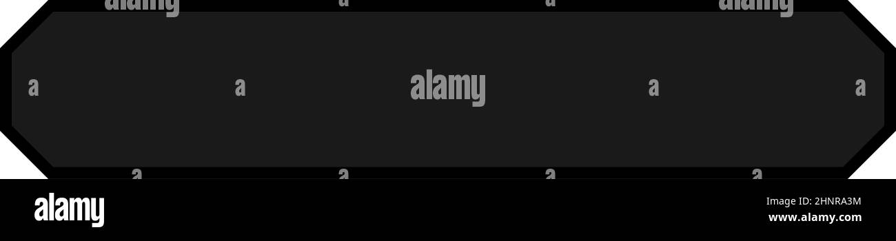 Enseigne, bannière, élément de forme de la plaque. Plaque rectangulaire, tableau vierge, espace vide pour votre message - illustration vectorielle stock, graphique clip-art Illustration de Vecteur