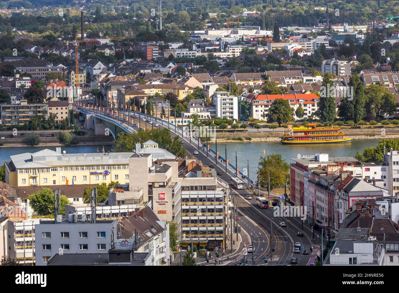 Antenne de Bonn, l'ancienne capitale de l'Allemagne Banque D'Images
