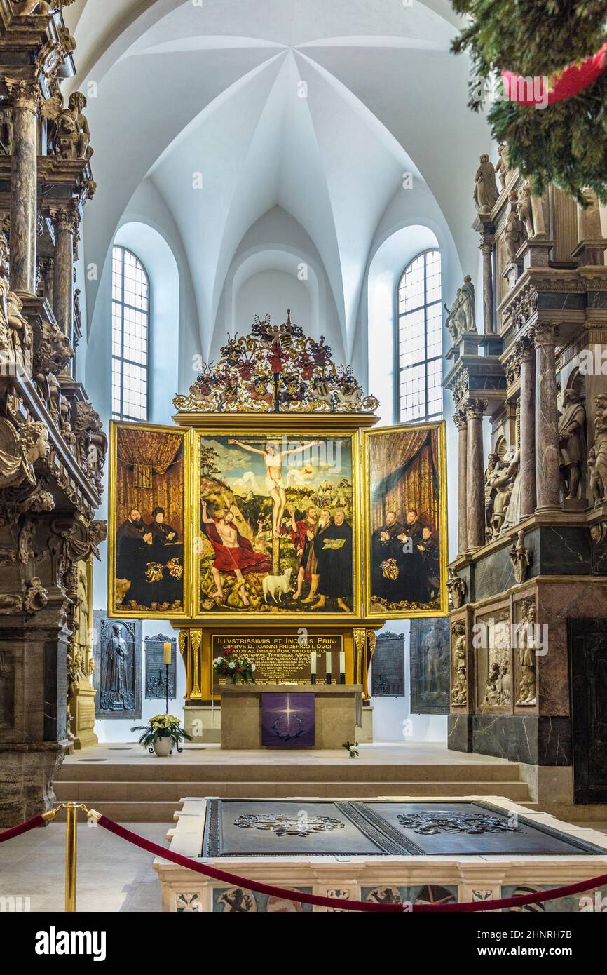 Église Saint-Pierre et Paul. Weimar, Thuringe Banque D'Images