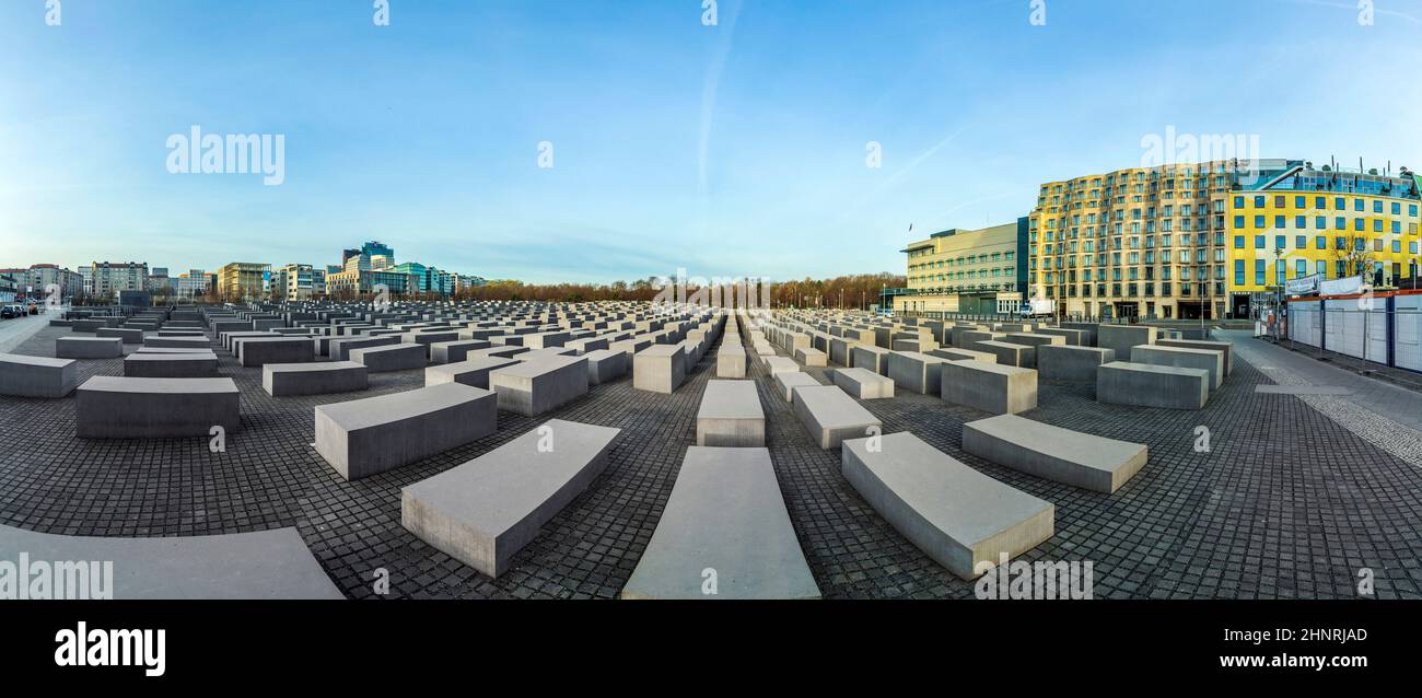 Vue de l'Holocauste juif, Berlin, Allemagne Banque D'Images