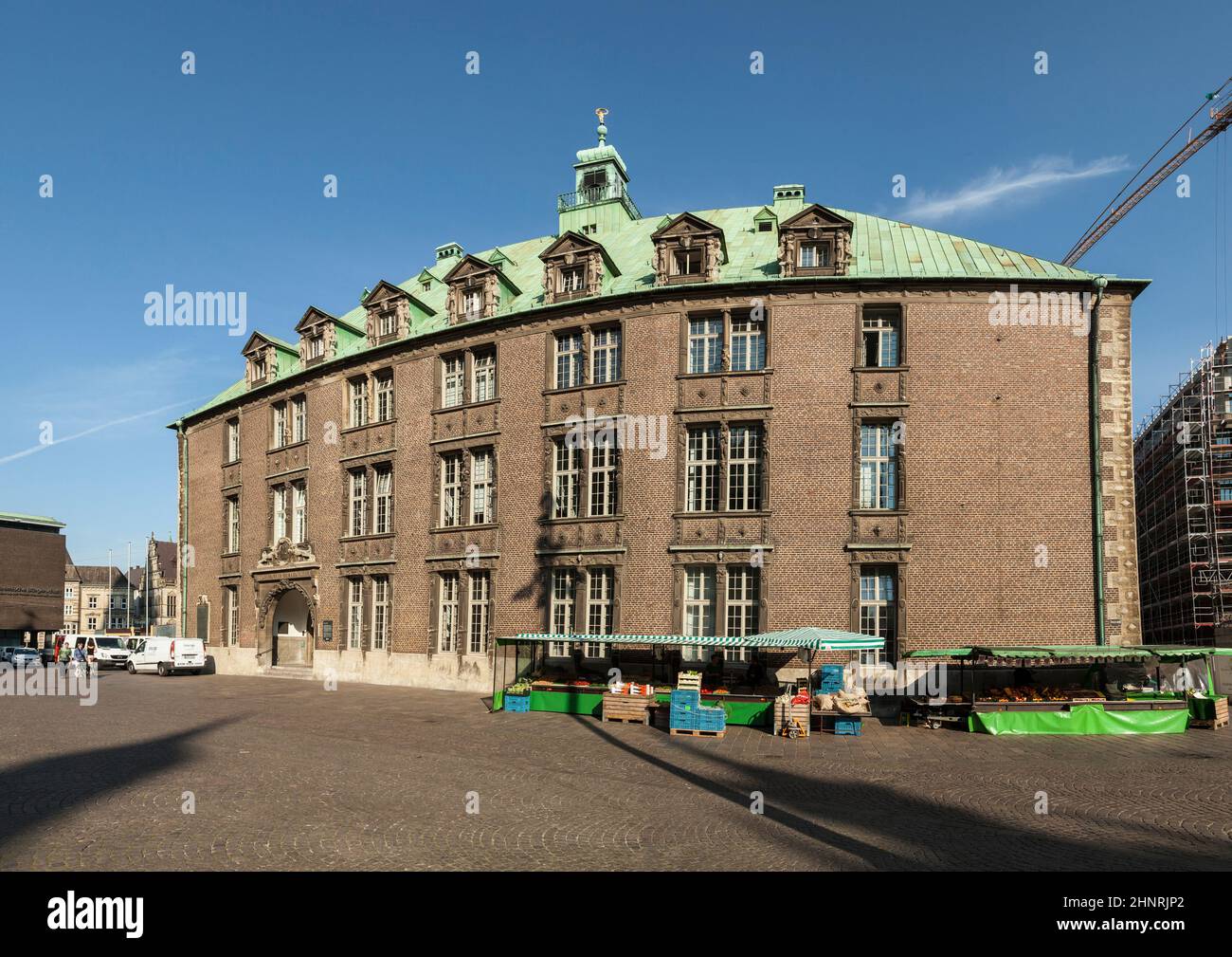 Hôtel de ville sur la place du marché à Brême Banque D'Images