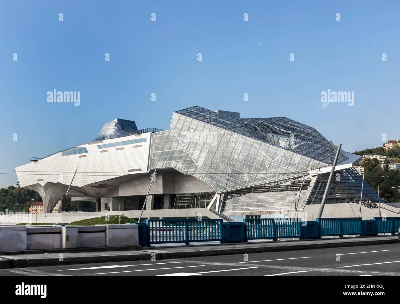 Le Musée des Confluences est un musée de la science et de l'anthropologie Banque D'Images