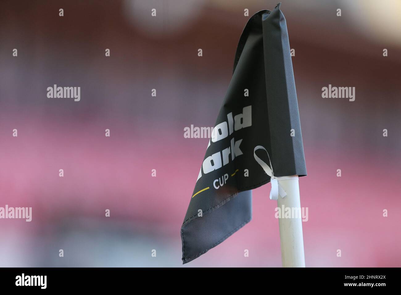 MIDDLESBROUGH, ROYAUME-UNI. FÉV 17th Une vue générale d'un drapeau d'angle marqué lors du match de la coupe Arnold Clark entre l'Allemagne et l'Espagne au stade Riverside, Middlesbrough, le jeudi 17th février 2022. (Credit: Mark Fletcher | MI News)L Credit: MI News & Sport /Alamy Live News Banque D'Images