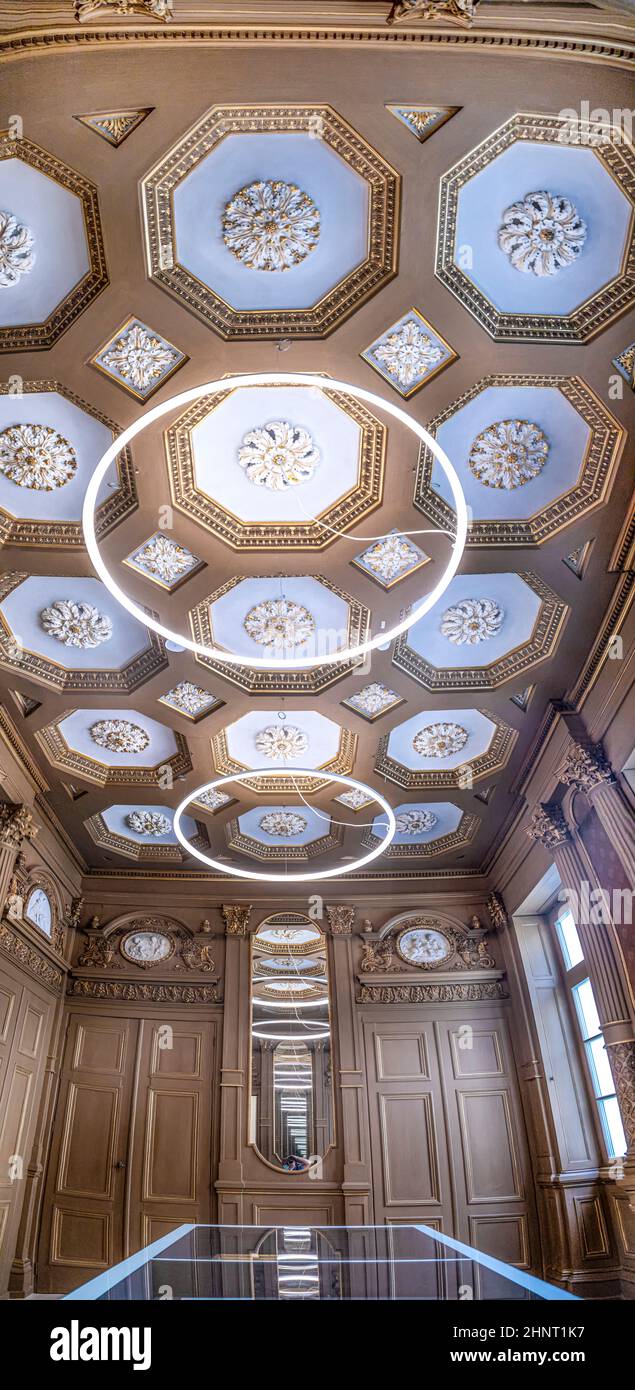 Ancien salon dans le nouveau musée juif de Francfort, Allemagne. Le nouveau Musée a été inauguré en octobre 2020 Banque D'Images