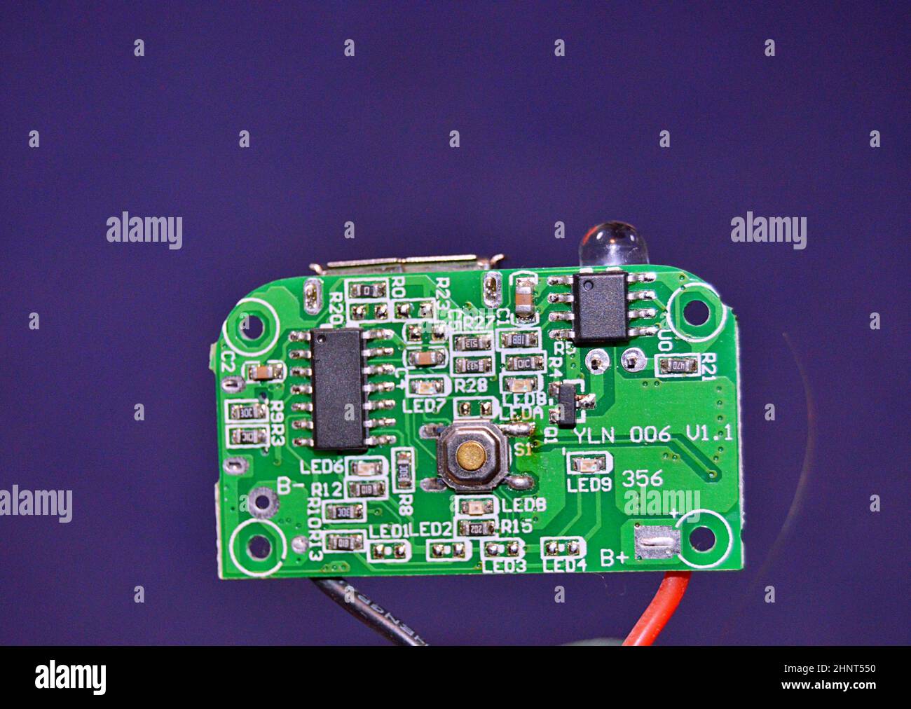 Carte électronique comme arrière-plan Banque D'Images