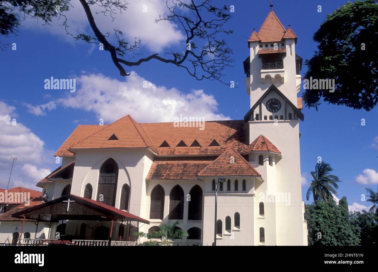 CATHÉDRALE DE LA DARESSALAM EN TANZANIE Banque D'Images