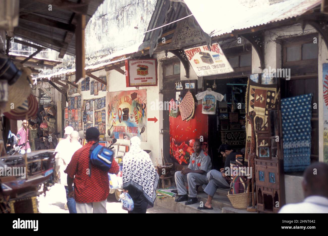 ZANZIBAR VILLE EN PIERRE Banque D'Images