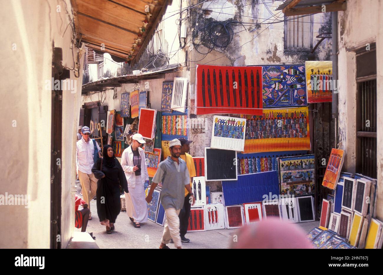 ZANZIBAR VILLE EN PIERRE Banque D'Images