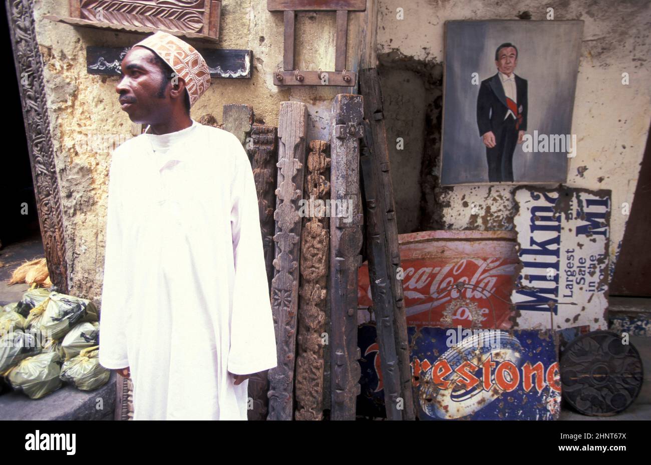 ZANZIBAR VILLE EN PIERRE Banque D'Images