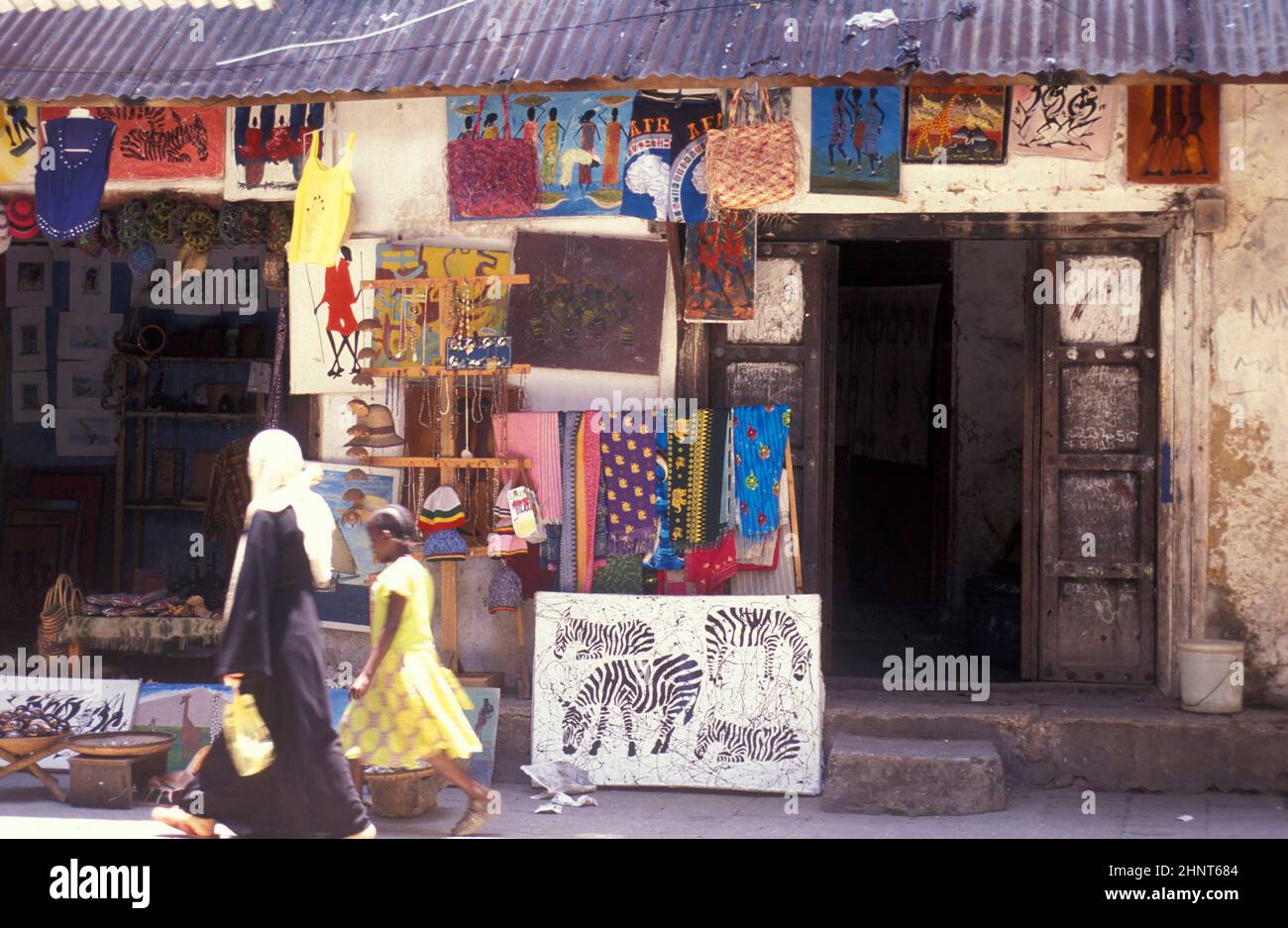 ZANZIBAR VILLE EN PIERRE Banque D'Images