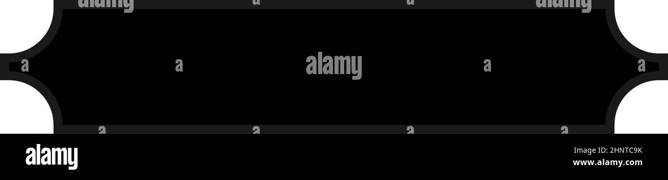 Enseigne, bannière, élément de forme de la plaque. Plaque rectangulaire, tableau vierge, espace vide pour votre message - illustration vectorielle stock, graphique clip-art Illustration de Vecteur