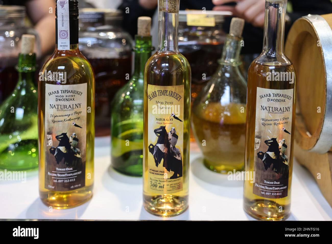 Cracovie, Pologne - salon international du vin ENOEXPO à Cracovie. Banque D'Images