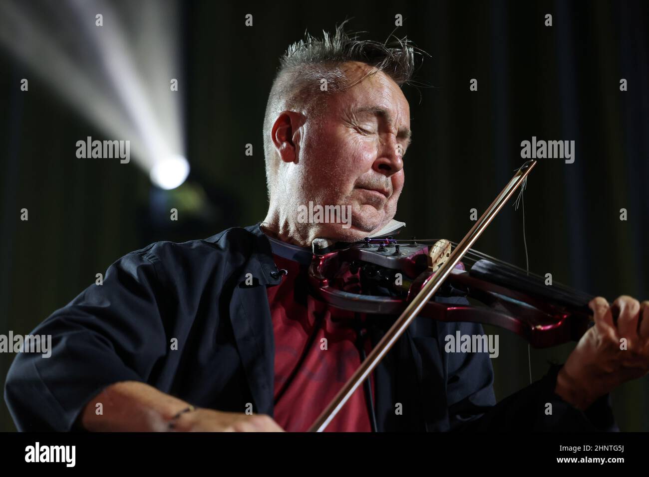 Nigel Kennedy est en direct à l'édition 26rd du Festival de Jazz d'été à Cracovie Banque D'Images