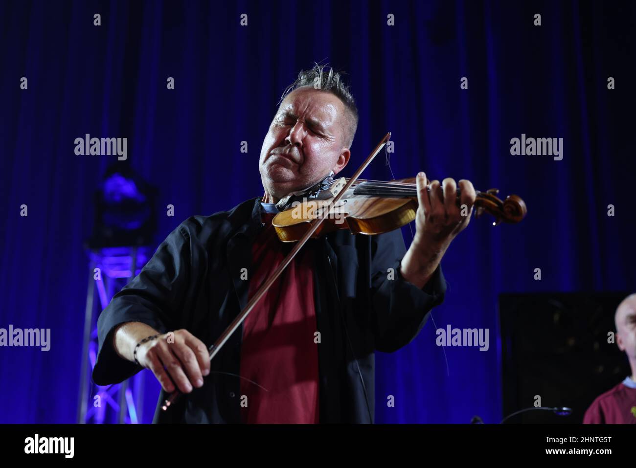 Nigel Kennedy est en direct à l'édition 26rd du Festival de Jazz d'été à Cracovie Banque D'Images