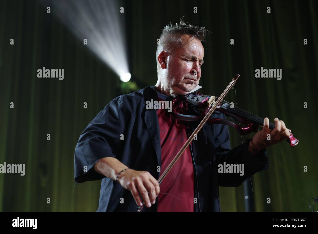 Nigel Kennedy est en direct à l'édition 26rd du Festival de Jazz d'été à Cracovie Banque D'Images