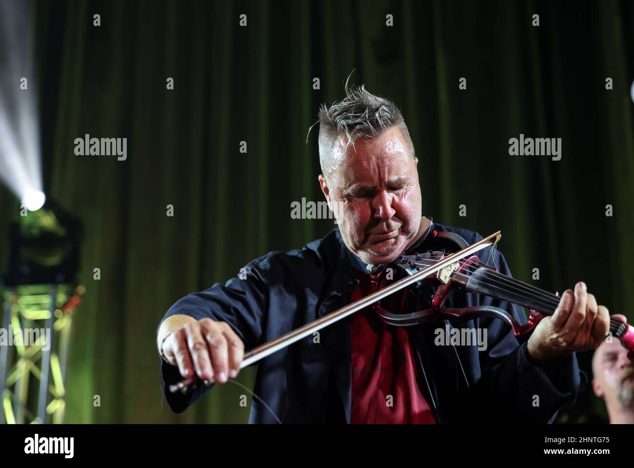 Nigel Kennedy est en direct à l'édition 26rd du Festival de Jazz d'été à Cracovie Banque D'Images