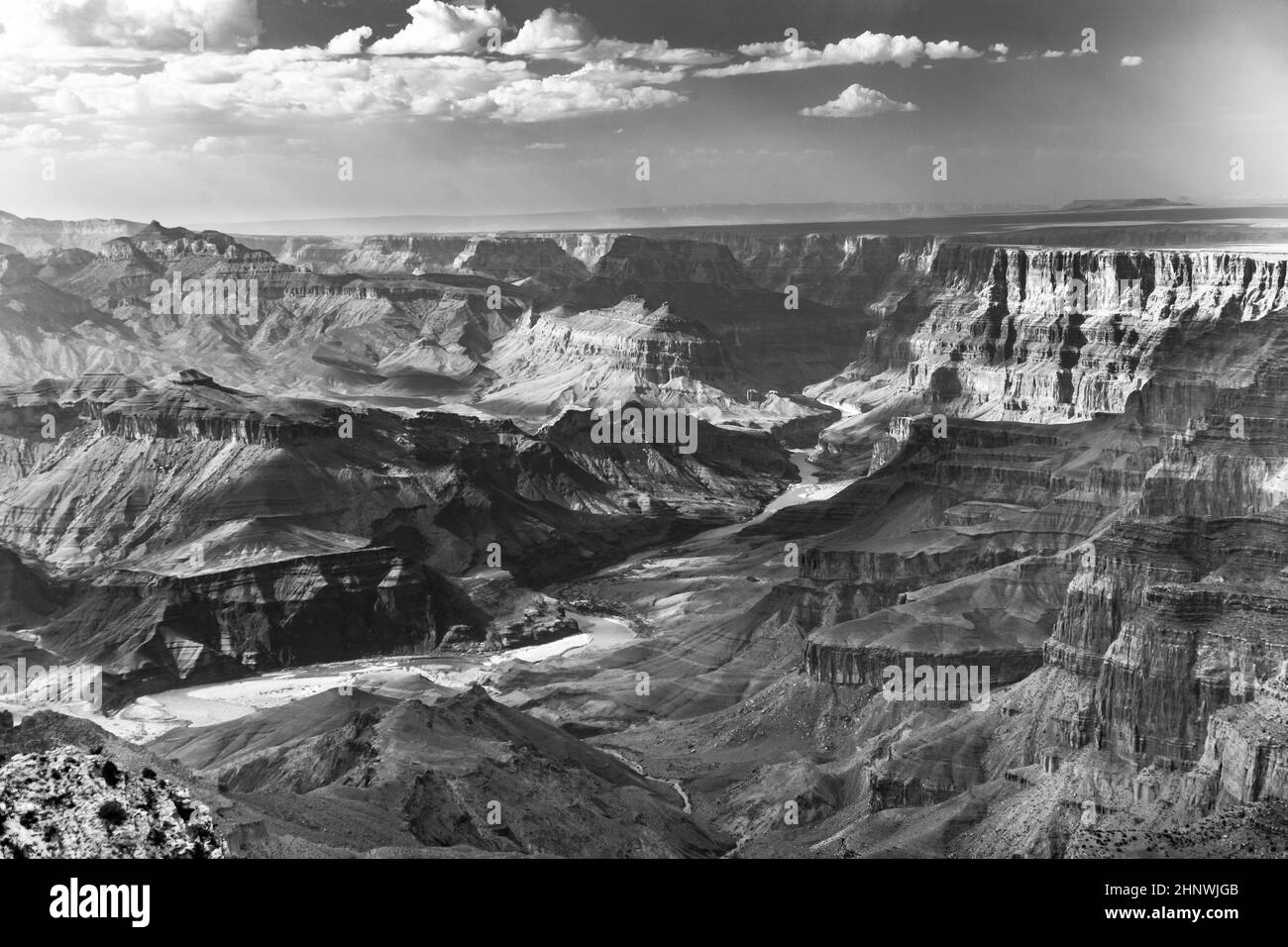 Grand canyon au lever du soleil sur la rivière Colorado Banque D'Images