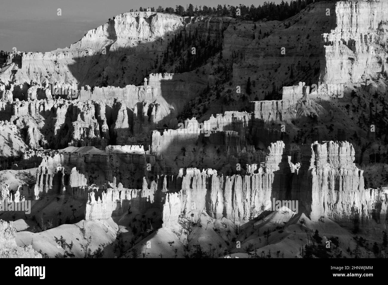 Paysage pittoresque du canyon de Bryce avec des zoos aux États-Unis Banque D'Images