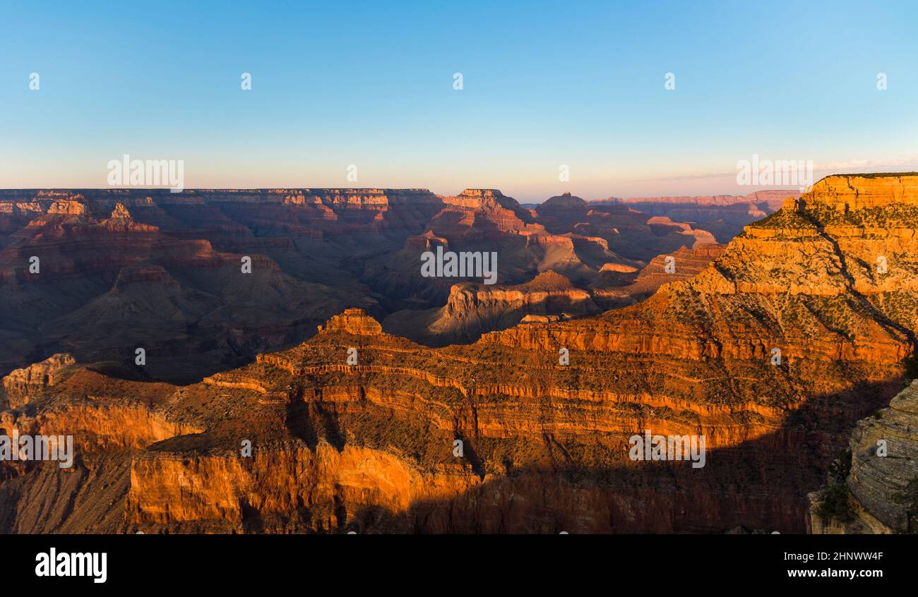 Vue magnifique sur le grand canyon de mathers point, South Rim Banque D'Images