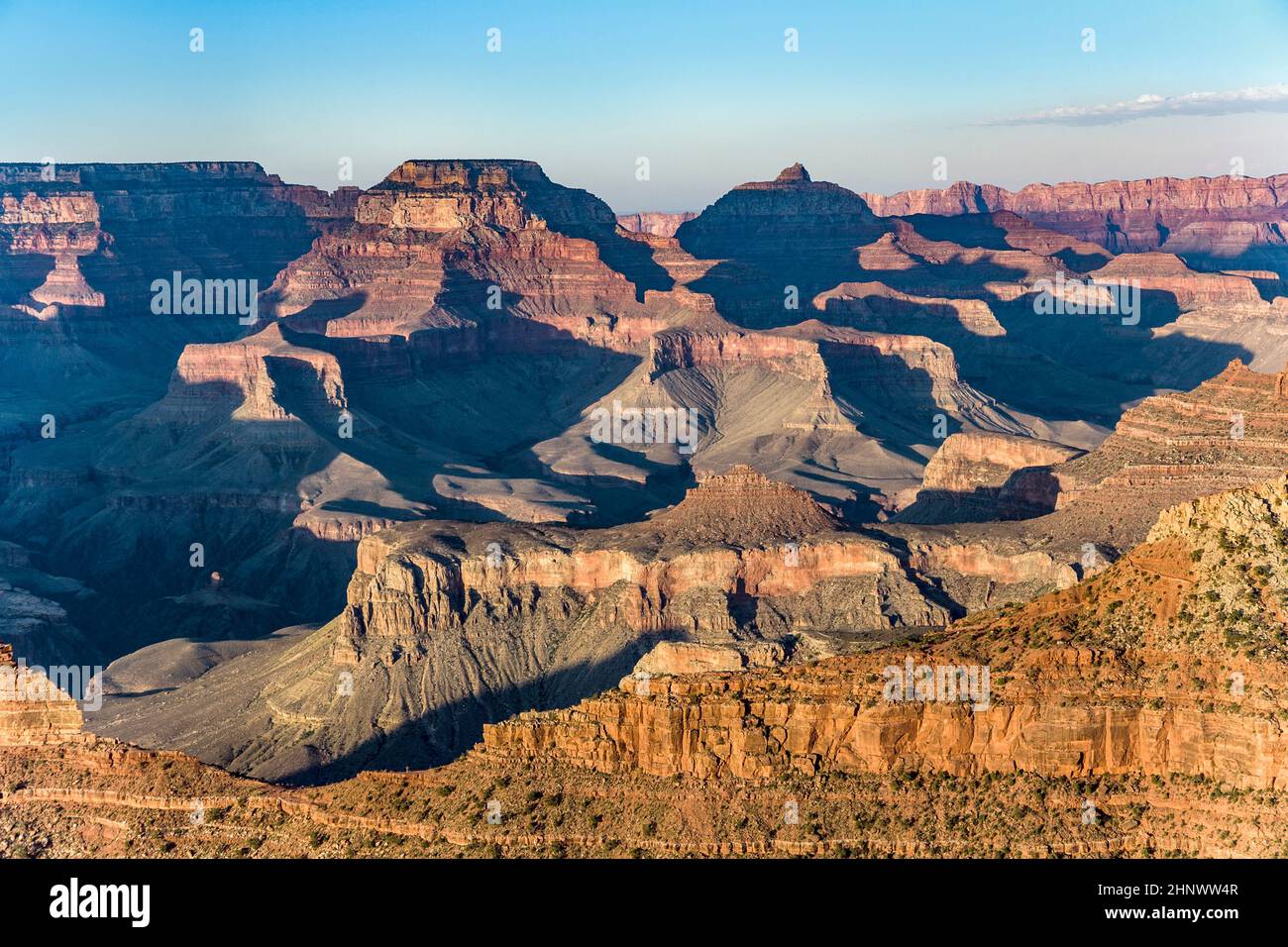 Vue magnifique sur le grand canyon de mathers point, South Rim Banque D'Images