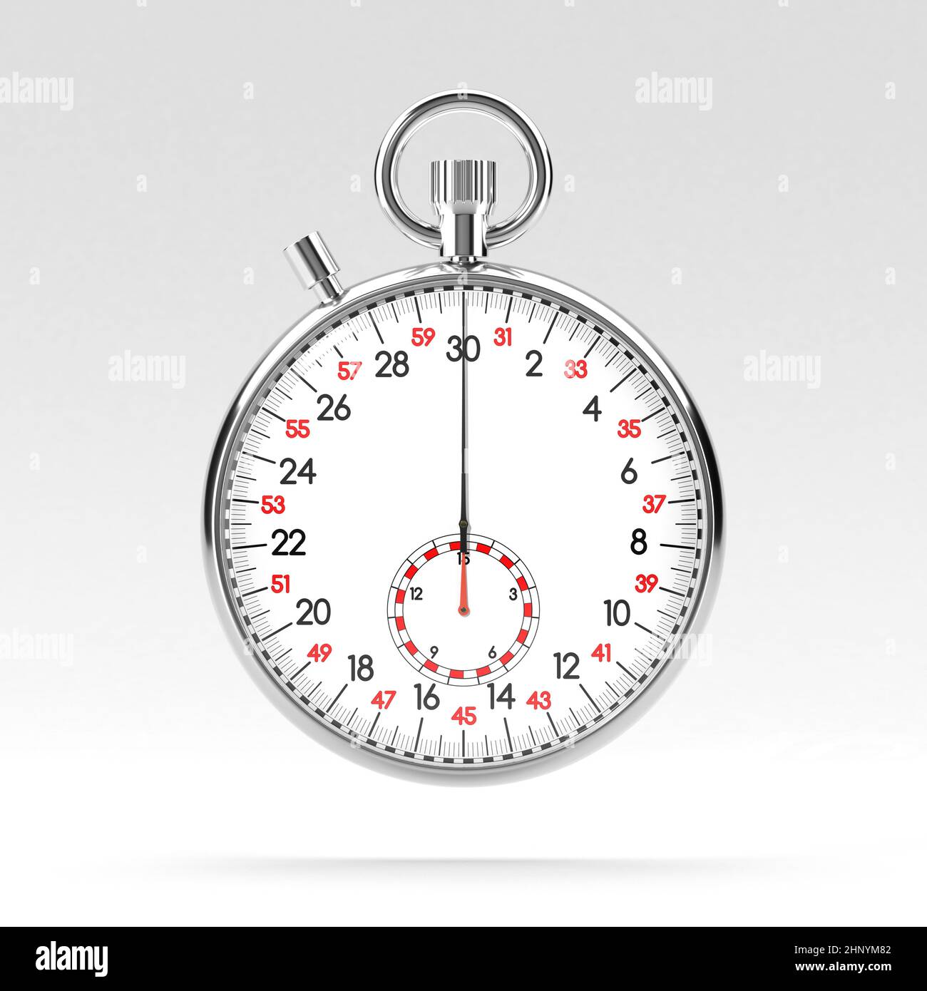 TFA 381022 Chronomètre Mécanique En Métal Chromé - Précision 1/5 Seconde Pour Sport Et Entraînement
