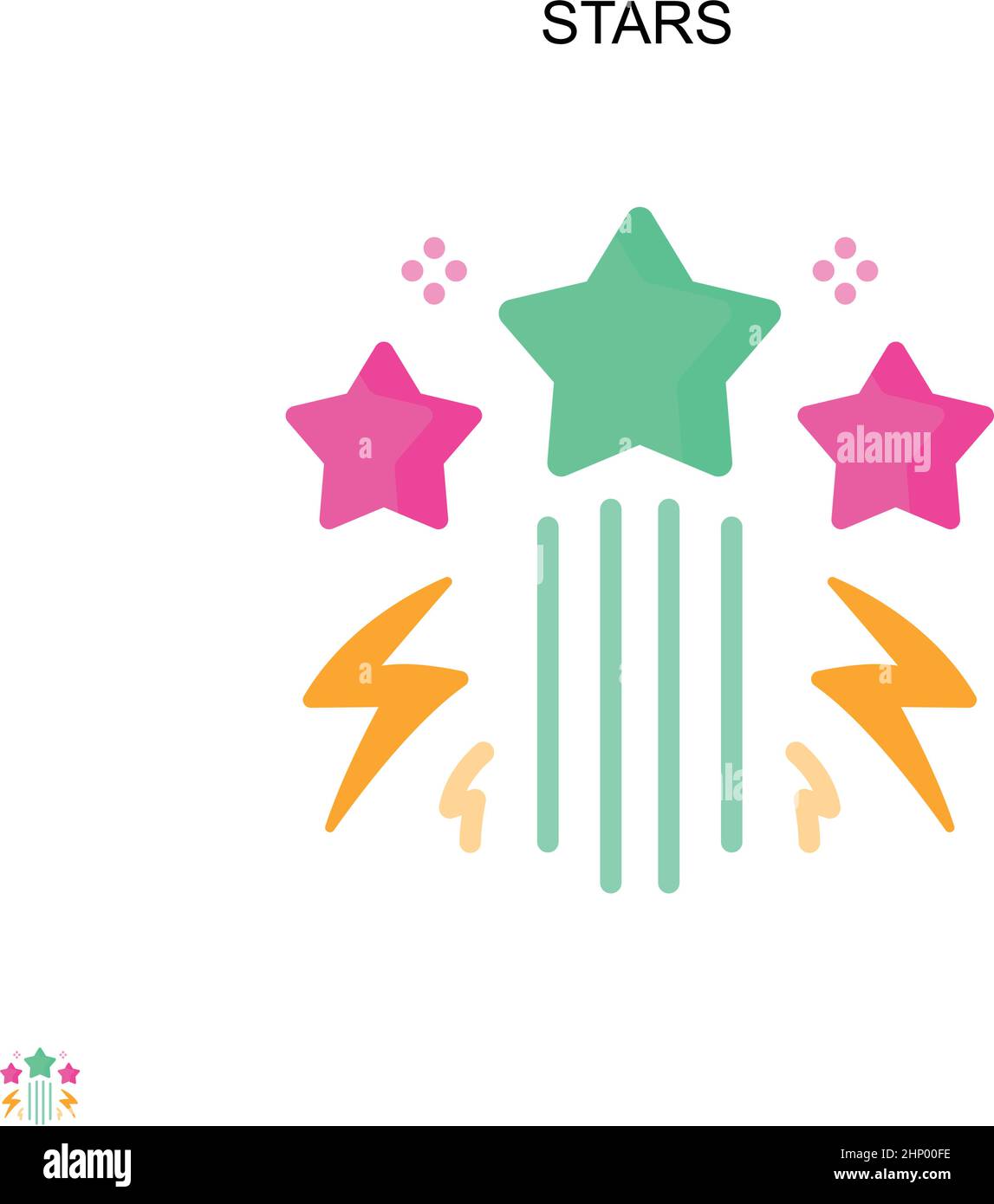 Étoiles icône vecteur simple.Modèle de conception de symbole d'illustration pour élément d'interface utilisateur Web mobile. Illustration de Vecteur Étoiles icône vecteur simple.Modèle de conception de symbole d'illustration pour élément d'interface utilisateur Web mobile. Illustration de Vecteur