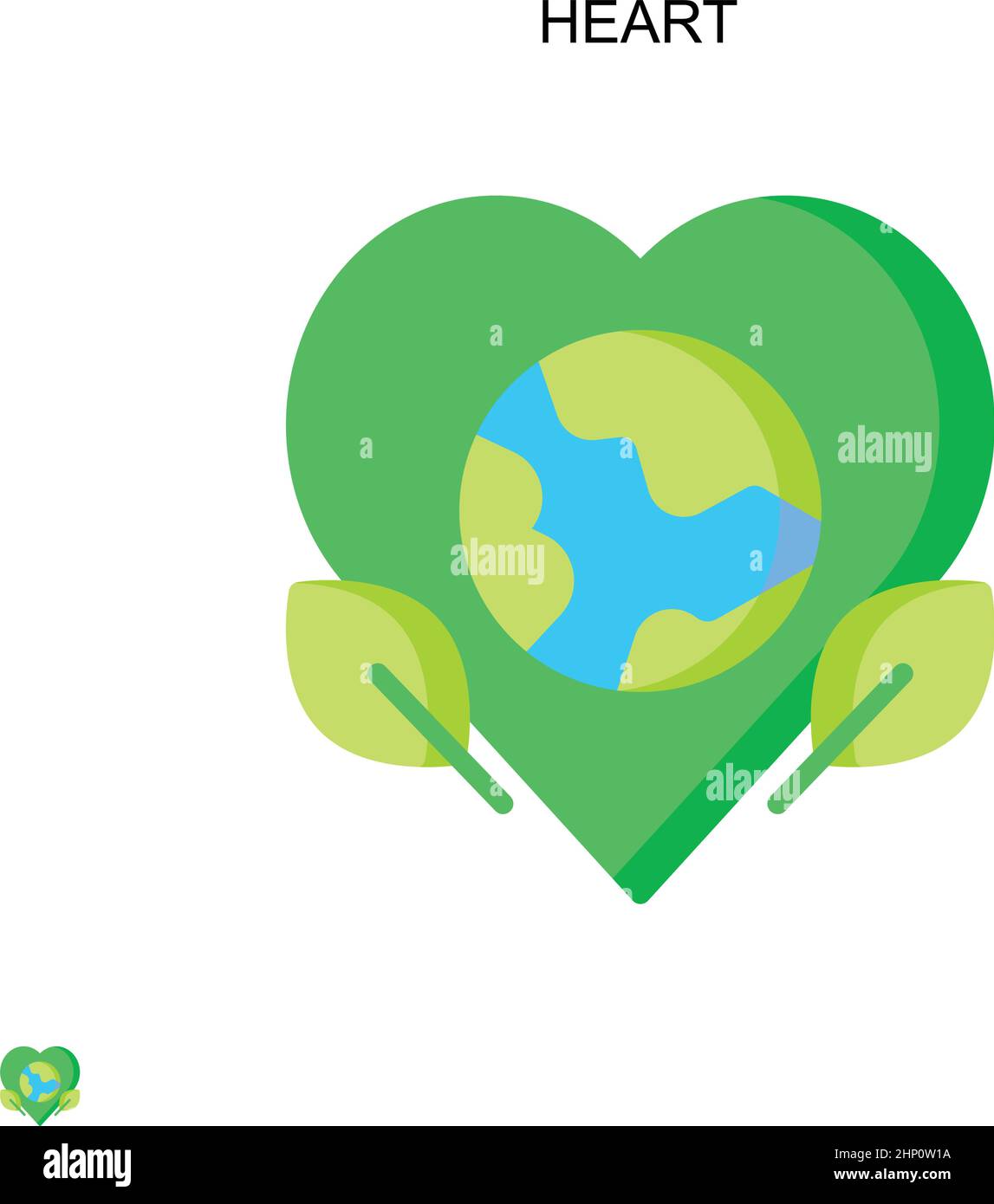 Icône vecteur simple coeur.Modèle de conception de symbole d'illustration pour élément d'interface utilisateur Web mobile. Illustration de Vecteur