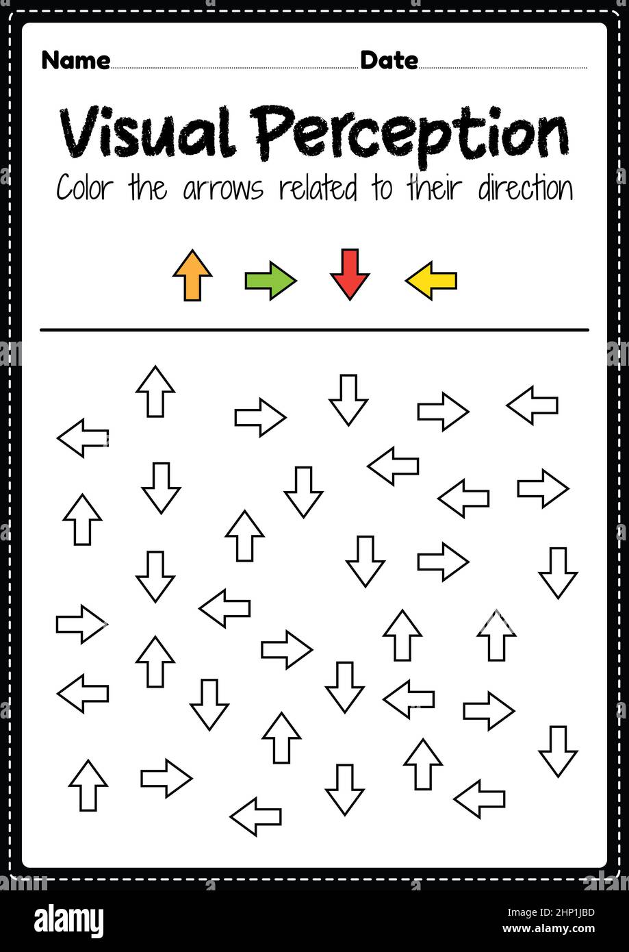 Habilidades de percepción visual Banque de photographies et d’images à ...