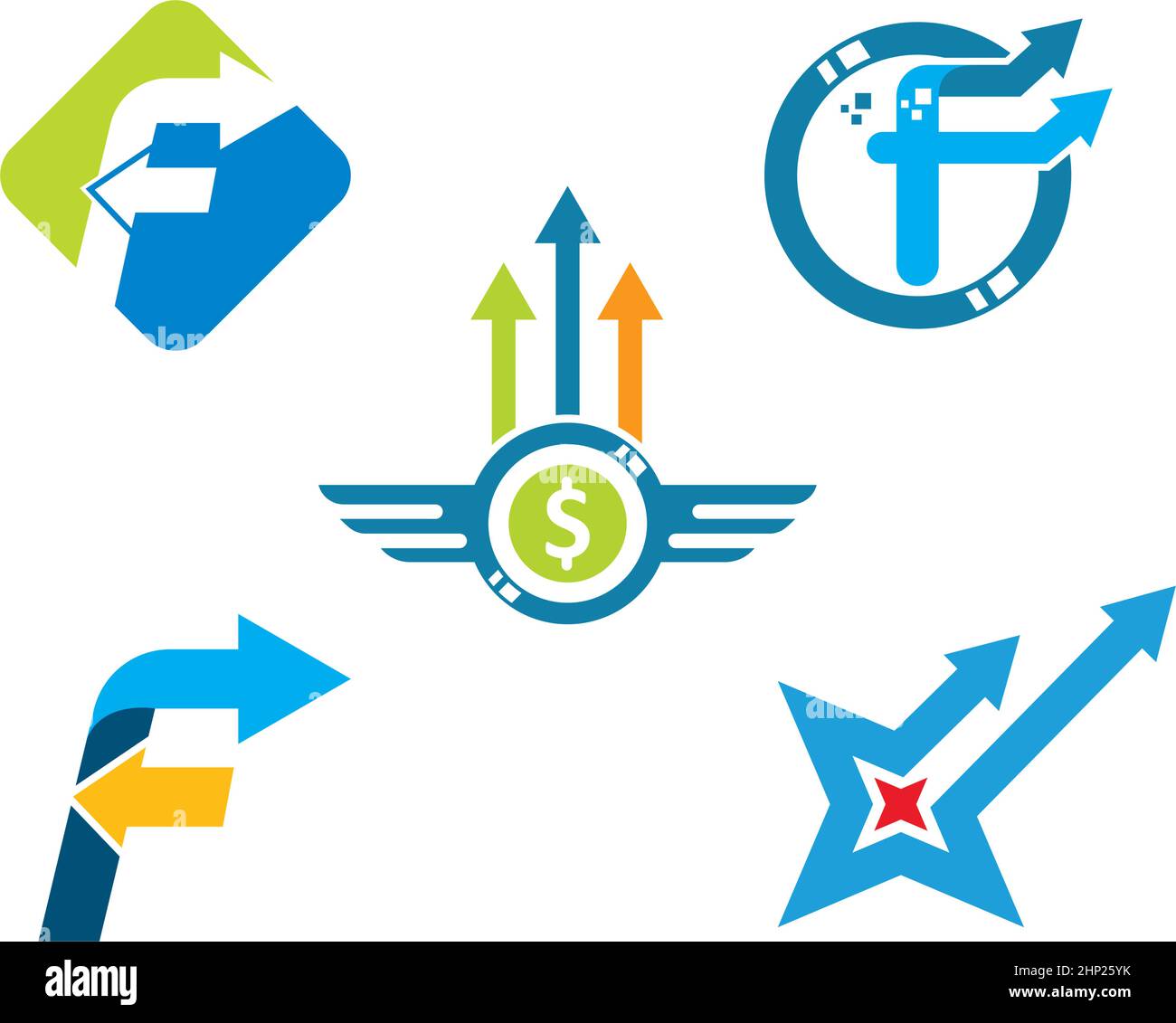 modèle de conception d'illustration vectorielle d'icône d'entreprise finance Illustration de Vecteur