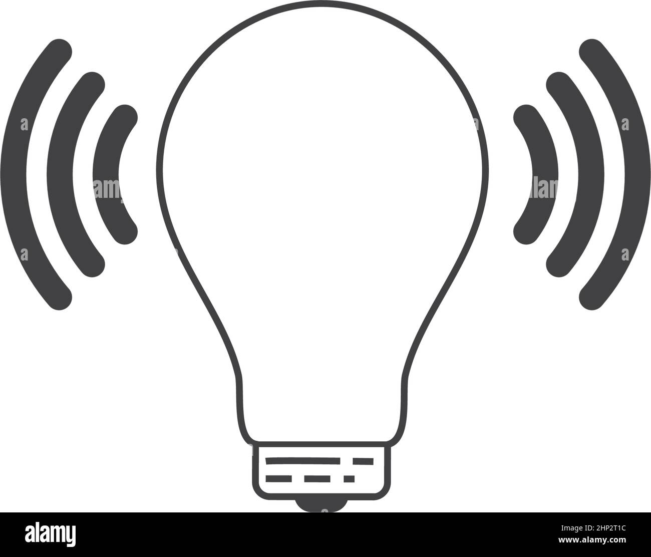 idée technologique d'ampoule intelligente, créatif, illustration du concept Illustration de Vecteur