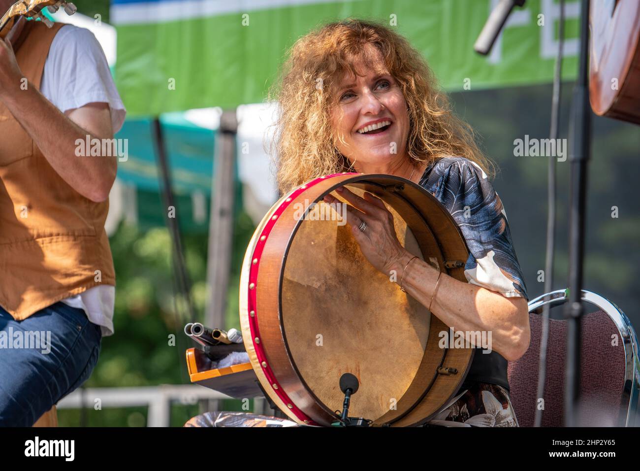 The Irish American All-Stars au National Folk Festival 2021 à Salisbury Maryland Banque D'Images